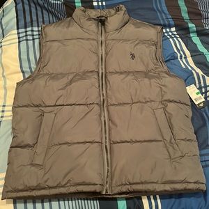 U.S. Polo Assn. Grey Men’s Puffer Vest